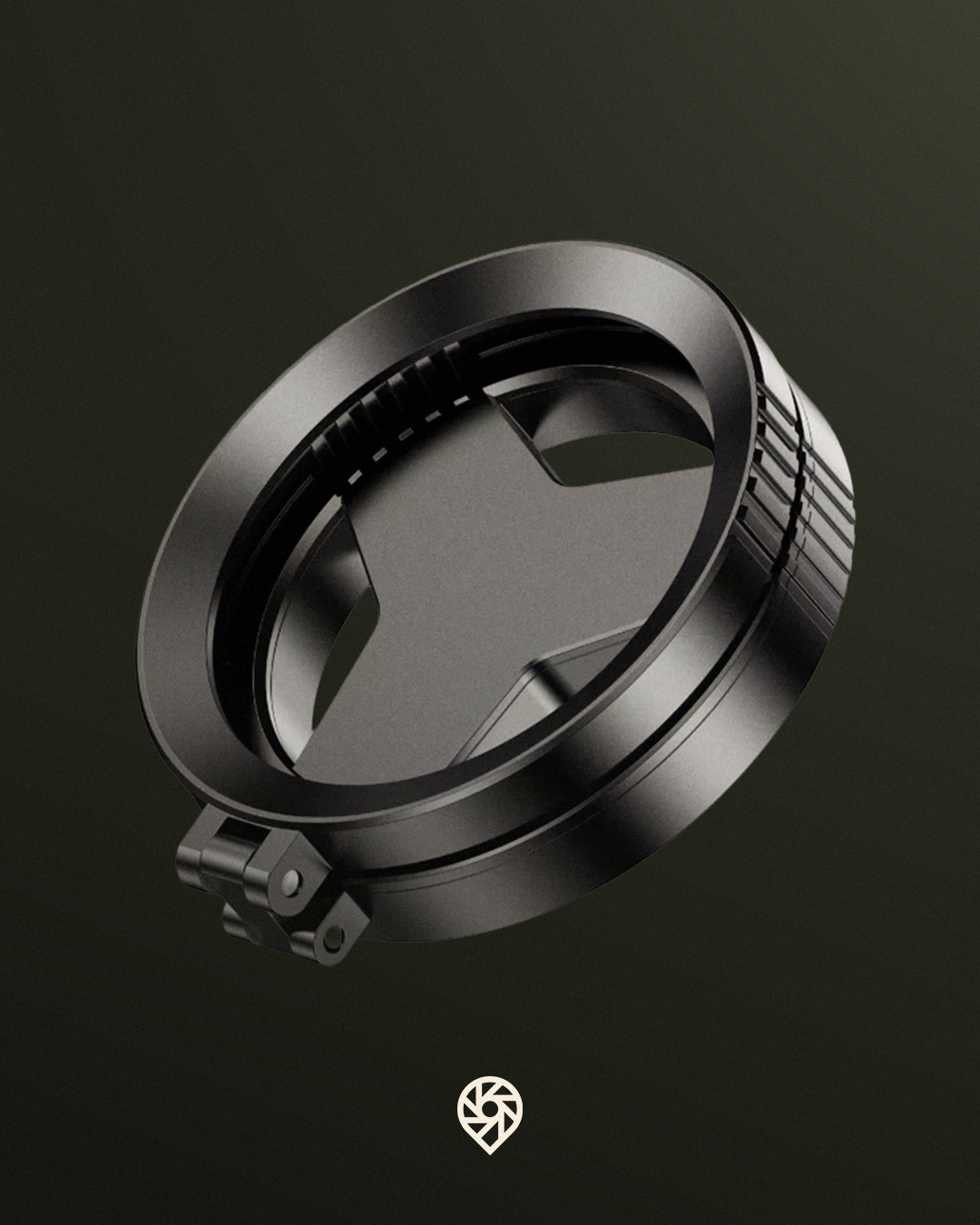 Filtro Polarizador CPL 52mm c/ Suporte Magnético (iPhone 16/15/14 Pro Max/Plus) (Smartphones Android)